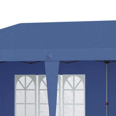 Pop Up Canopy Tent With 4 Sidewalls, Heavy Duty Tents For Parties, Outdoor Instant Gazebo With Carry Bag, For Outdoor, Garden, Patio