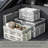 Storage Crate Bin Organizer Foldable With Handle-880182048