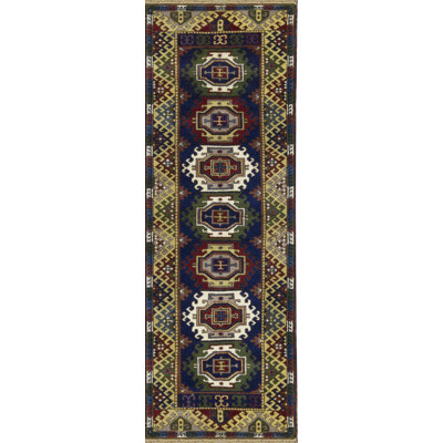 Kazak Wool Oriental Area Rug