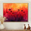Danse d'automne d'Alger, coucher de soleil, coquelicots V - coquelicots, art mural-291406562-291406569-291406573