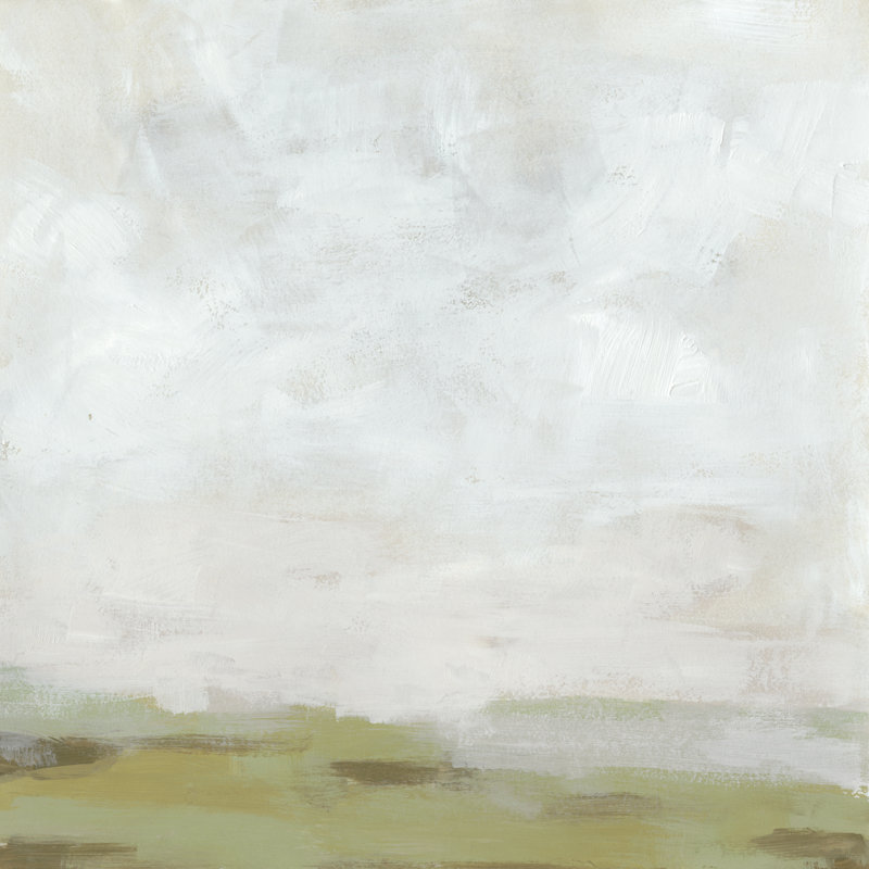Moss Horizon I by June Erica Vess - Wrapped Canvas Painting, 122cm H x 122cm W