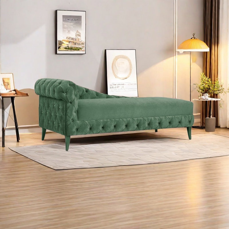 Chaise longue en tissu de qualité supérieure, Orienté à gauche (vu de face)