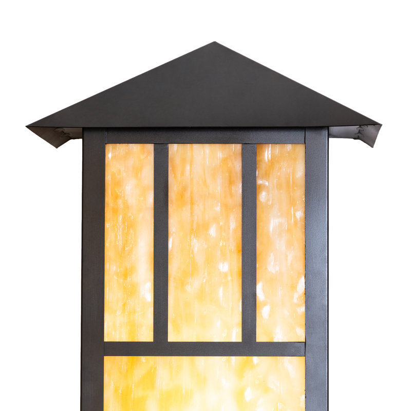 9" Wide Seneca Double Bar Mission Wall Sconce, 22" H x 12" W x 7.5" D
