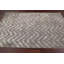 Tapis brun en laine/soie Touffeté à la main