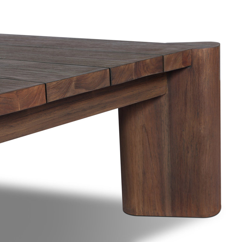 Soho Outdoor Coffee Table-Stained Saddle Brown