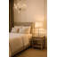 Wauregan 55cm Crystal Glass Chrome Table Lamp