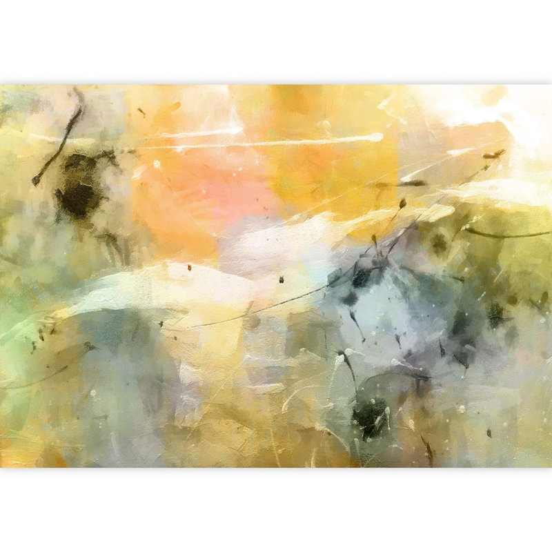 Grunge Abstract Stroke Border, 66" L x 96" W