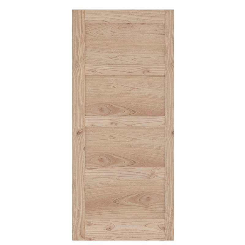 MODA 4-Panel Solid Core Unfinished White Cedar Slab Interior Door, 24" x 80"