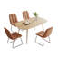 5-Piece Dining Table and Chairs ,Dining Room Set with 4 Modern Chairs-64484352-64484356