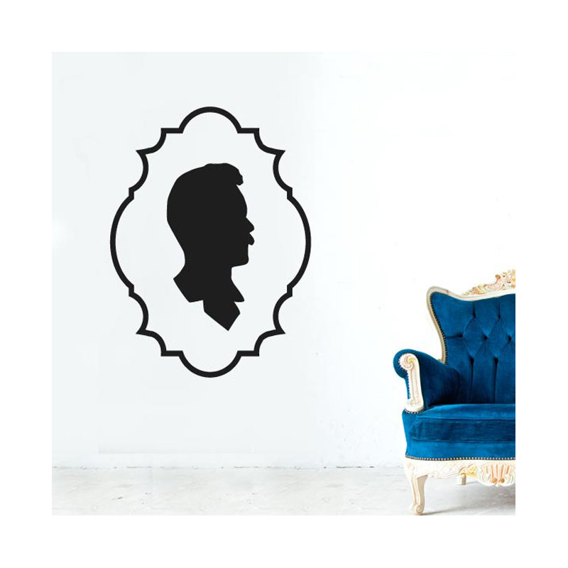Entertainment Wall Decal, Dark Green, Medium