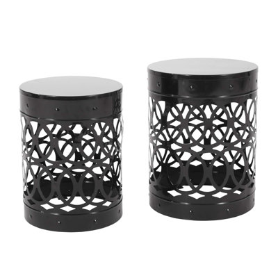 Outdoor Metal End Table