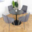 Ensemble de 4 chaises de salle à manger en velours-114326110-114326108