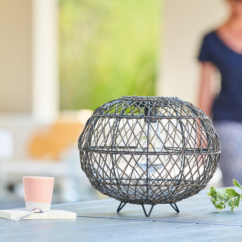 Florus 55cm Solar Powered Outdoor Table Lamp