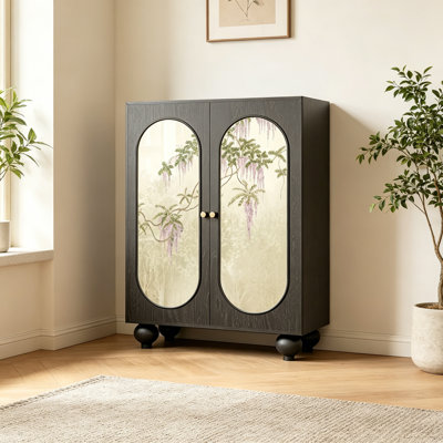 Armoire de rangement en bois massif de style chinois