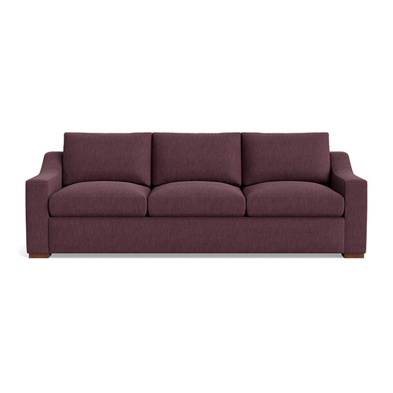 Lucca Sofa (95"), Performance Weave - Aubergine