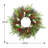 Artificial Pine, Berry & Pinecone Holiday Wreath