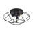 3-light Industrial Flush Mount