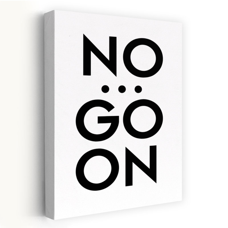 No ... Go On Abstract Architecture contemporaine, H 24 po x l 16 po
