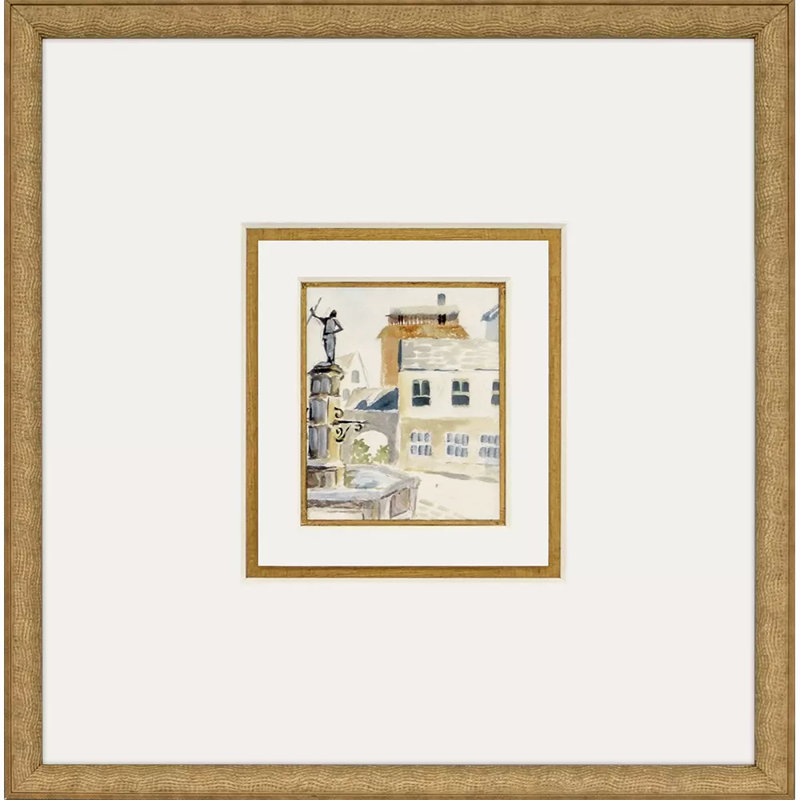 Fountains I Framed Art