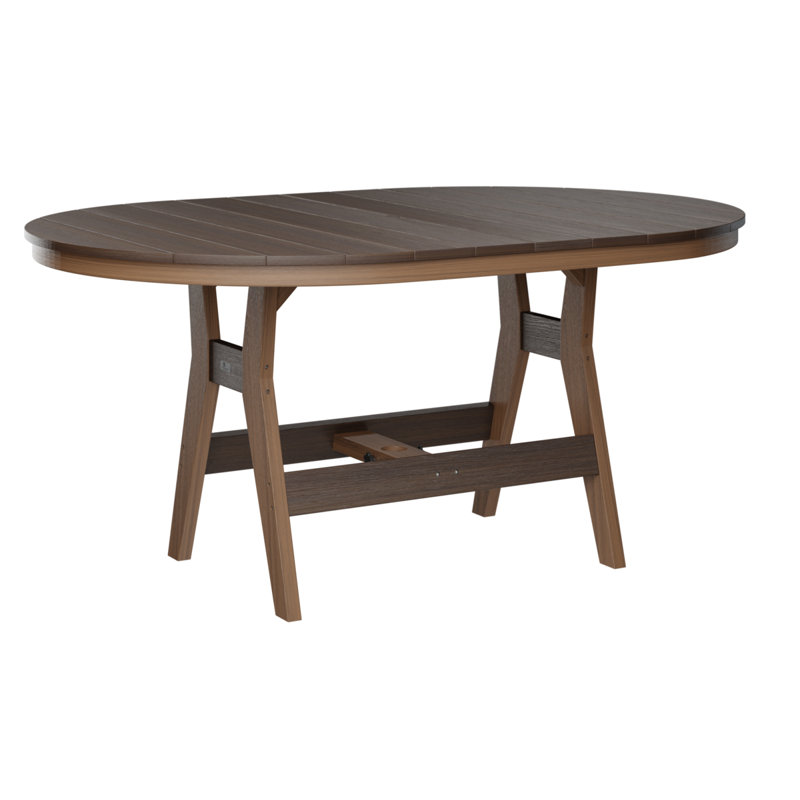 Table de bar berlinoise Berlin, Acajou antique, 38.87" H x 64" W x 44" D, Imbuia