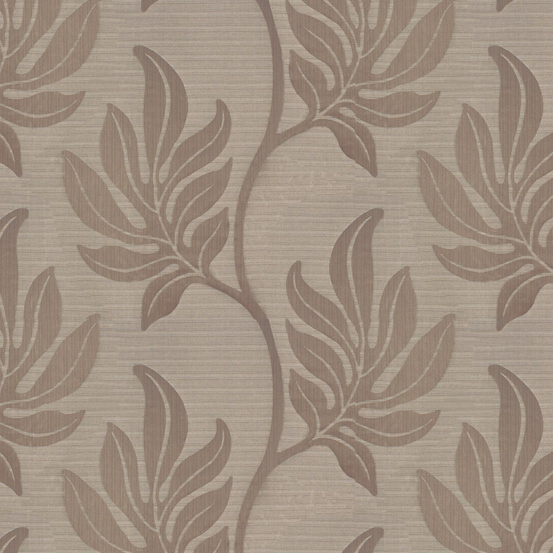 Leaf Strie Fabric, Taupe