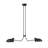 2 - Light Dimmable Geometric Chandelier