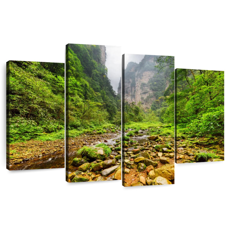 Zhangjiajie Forest River, 42'' H x 68'' W