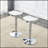 Modern Minimalist Bar Chairs And Bar Stools. Can Rotate 360 ° And Adjust Lifting. PET Backrest And PU Seats. Set Of 2. Suitable For Bars, Restaurants