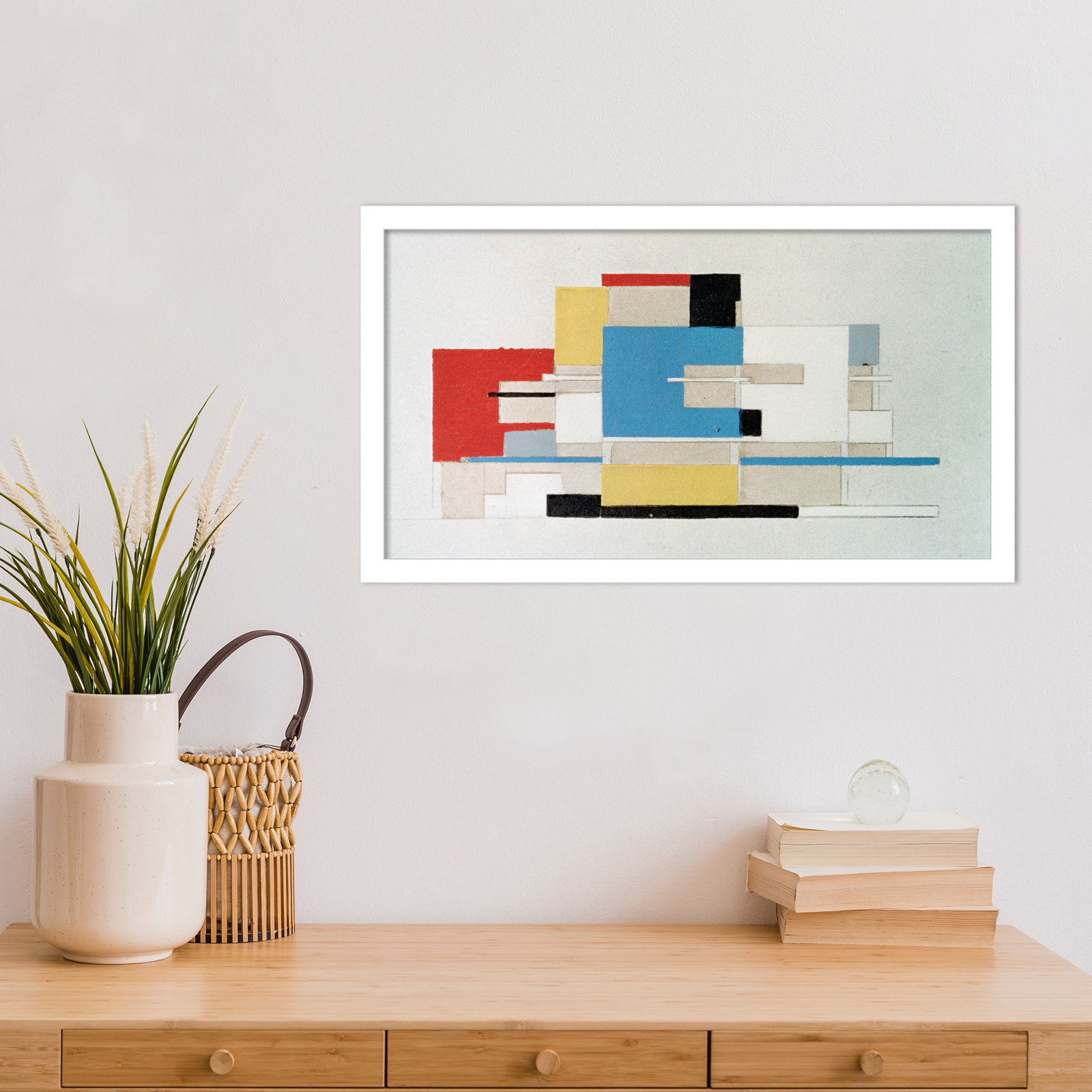 Earling "Colour Study for Architecture" Print, 12" H x 21" W, White