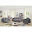 Fauteuil d'appoint moderne et chic en velours de 32 pouces de large pour salon doux gris