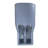 Yingze Dual-Flush Elongated One-Piece Toilet, Matte Grey, 1.1/1.6 GPF (Average 1.28 GPF) Water-Saving Toilet with Soft Close Quick-Release Seat, Standard 16.5" Height, Double Cyclone Flush System