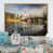 Toile naturelle avec cadre flottant