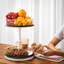  Ivy Bronx Clear Lazy Susan - Organisateur de meuble-lavabo rotatif - 2 niveaux