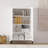 32" Tempered Glass Bookcase Cabinet-1660880718