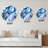 Blue and Purple Marble Abstract - Modern Wall Clock-1489853997
