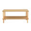 Table basse moderne à deux niveaux pour meubles de salon