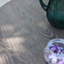 Argyri 44" Round Metal Outdoor Dining Table