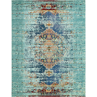Dimonetta Washable Oriental Indoor Rug