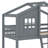 Twin Over Twin House Bunk Bed With Ladder-841513840