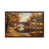 Classic Brown Wood Framed Canvas