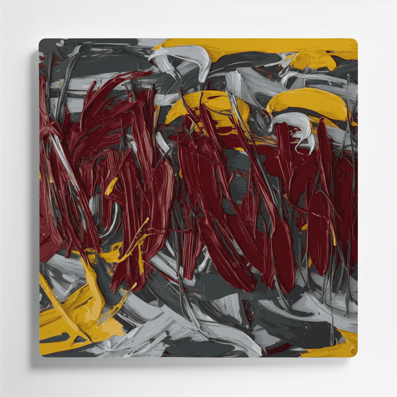 Neo Expressionism 15 Brown Metal Wall Art