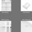 Bureau en L 55 po + rehausse - 4 armoires, tiroir, tablettes ouvertes, 77 po de hauteur, conception d'angle 2-en-1, 132 lb, centre de commande de bureau à domicile-8422219-8422220