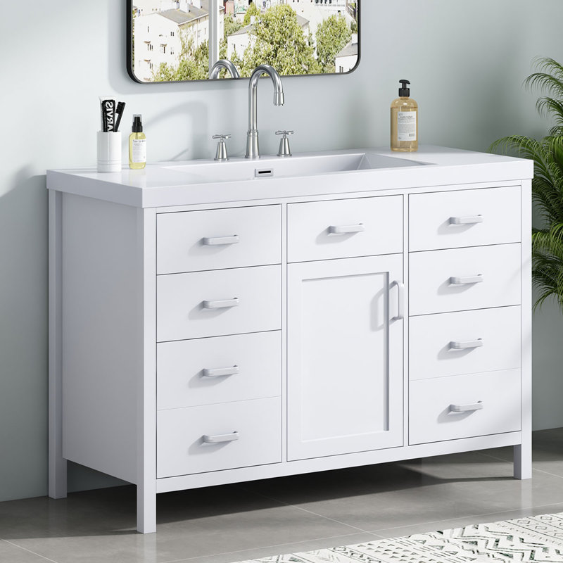 Single Bathroom Vanity with Top
