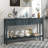 Tarsita Rustic Entryway Console Table Long Sofa Table with Drawers and Bottom Shelf Entryway Table-1567761530