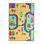 Tapis rectangulaire jaune / bleu / vert en velours tissé à la machine Colbourne