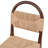Luma Modern Farmhouse Woven Rubberwood Dining Chair with Handcrafted Paper-Cord Seat