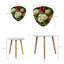 Ensemble de 2 tables basses gigognes Triangle