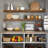 47.3 X 9.4 Inch Retro Brown Extra Long Wall-Mounted Shelf Set (2 Pieces) - Farmhouse Style Home Decor Shelf - Suitable For Various Spaces - Storage And Display Dual-Purpose-1509687485