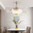 42 Inch 3 Tiers Design Modern LED Ceiling Fan With Light And Remote Control, Retractable Blades, Adjustable 6-Speed, Silent Operation DC Motor For Living Room, Bedroom, Dining Room