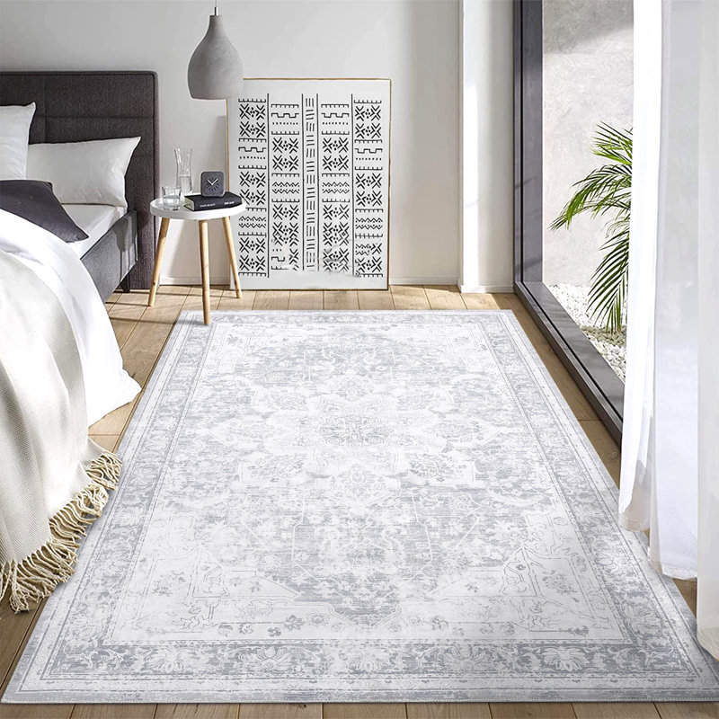 Rectangle 200 cm x 290 cm Floral Area Rug